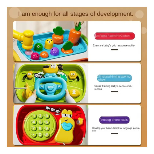 Cubo Interactivo 9 En 1 Aprendizaje Para Bebe Multifuncional