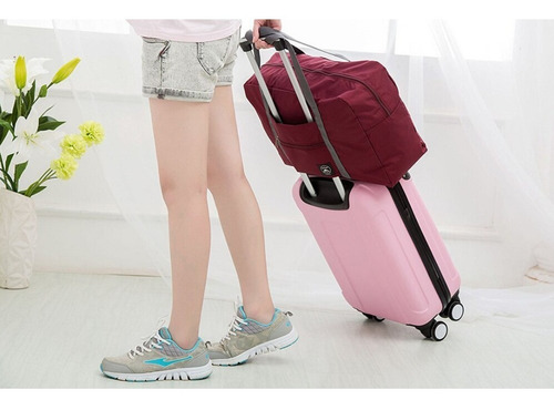 Imagen 7 de 10 de Bolso Plegable Viaje Almacenamiento Impermeable Multiuso