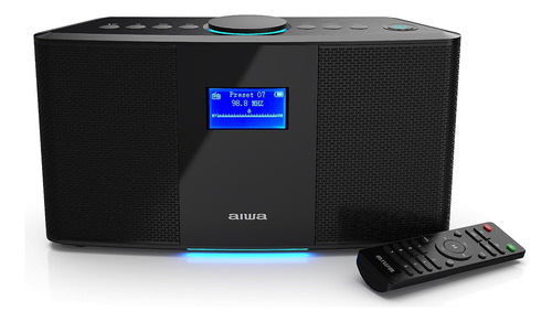 Aiwa Altavoz Bluetooth Inalámbrico Exos 5 Radio Fm, Reloj 