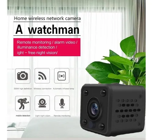 Videocámara Inalámbrica Con Sensor De Movimiento De Mini Cám