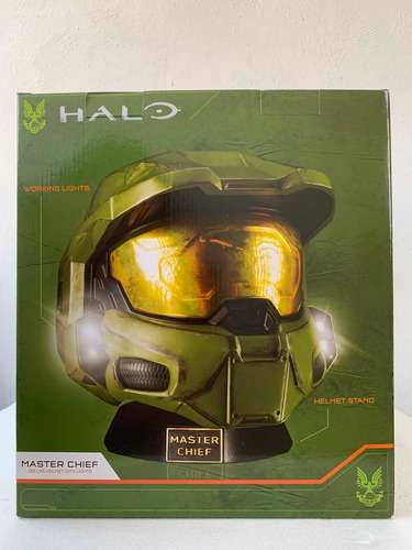 Casco Halo Infinity Master Chief 117 Jazwares Luz Led Deluxe