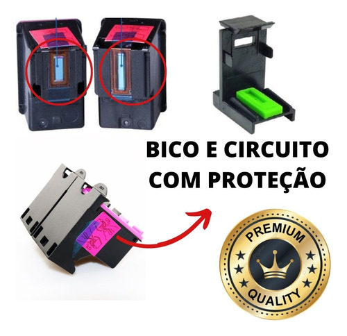 Cartucho 667 Preto Recarregável Advantage 2376 2774 2874