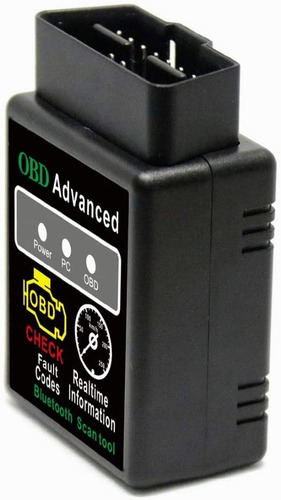 Imagen 2 de 10 de Escaner Automotriz Hh Obd2 Elm327 V1.5 Bluetooth 5.1