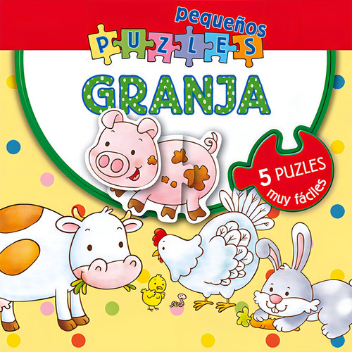 Pequeños puzles. Granja, de D'Achille, Silvia. Editorial PICARONA, tapa dura en español