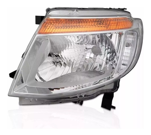 Optica Ford Ranger 2013 2014 2015 Cromado Electrico Izq