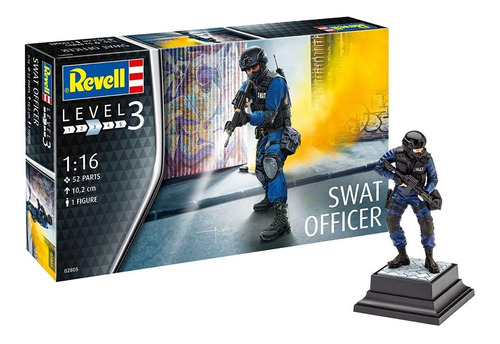 Police Swat Officer 1/16 Marca Revell