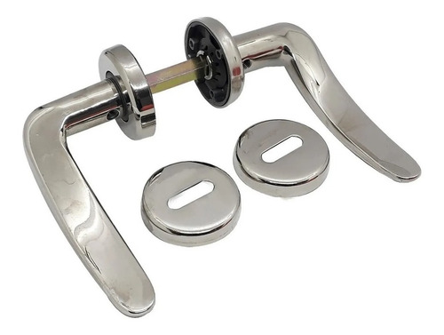 Imagen 1 de 3 de Manija Picaporte Doble Balancín Gamma Sidañez Bronce Inox