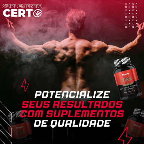 Zma Ultra 120 Cápsulas Original Growth Supplements