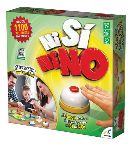 Novelty Corp Ni Si Ni No, Juego De Mesa, Juegos Clsicos Y Tr