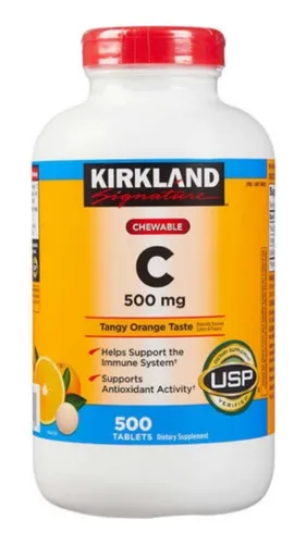 comprar Kirkland Vitamina C 500mg 500 Tabletas Masticables 