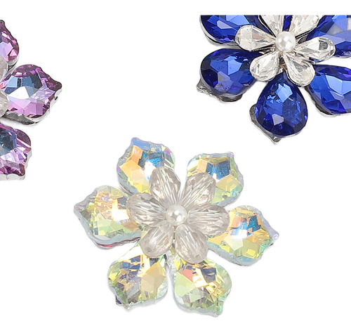 Decoraciones Con Diamantes De Imitación, 7 Unidades, Con Par