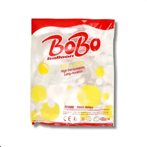 Kit 50 Balões Bolha Transparentes 18 Polegadas (45cm) Premium | Bexiga Bolha Tra