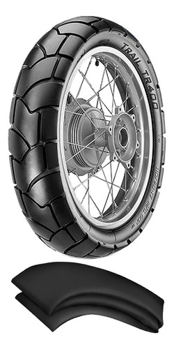 Kit Pneu Xre Lander Xt600 120/80-18 + 90/90-21 Tr400 Vipal