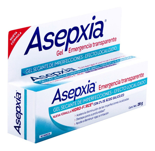 Gel Secante Spot Asepxia Transparente 28g Genomma Lab
