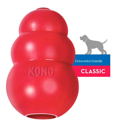 Kong Classic Extra Extra Grande Juguete No Toxico Perro Gato