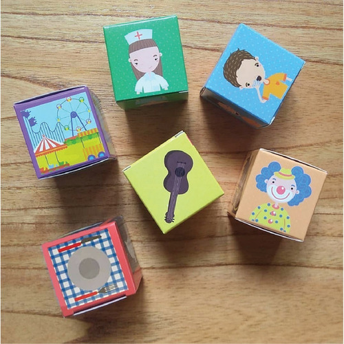 Cuentos Con Cubos Juego De Mesa Didáctico Armar Historias