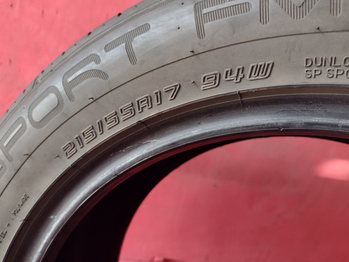Pneu 215 55 Aro 17 Dunlop Sp Sport Fm800 Usado Meia Vida W (Usado)