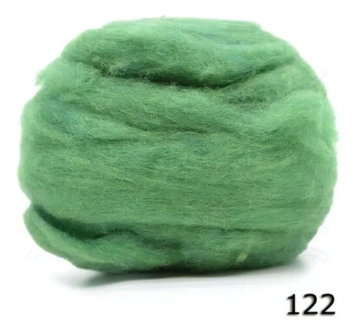 Lã Merino Para Feltragem 25g - Fios Da Fazenda Cor 122 - INDIGO/CARQ