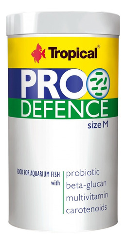 Alimento Peces Pro Defence Garnulos Medianos 110 Gr Tropical