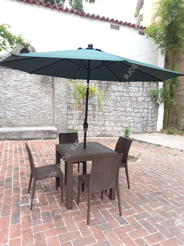 Imagen 1 de 6 de Sombrilla O Toldo Para Jardin Diámetro 2.8 M