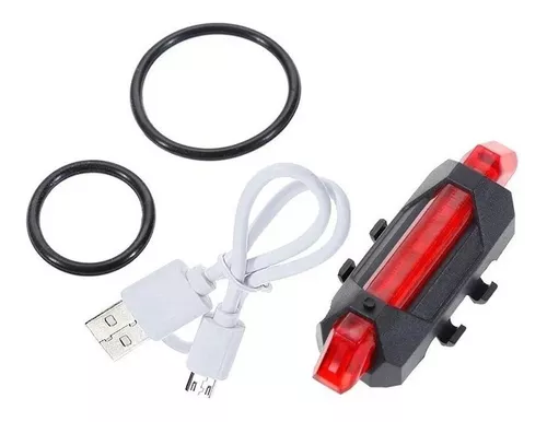 Luz Led Recargable para Bicicleta Bs-216 - Ja-Bots