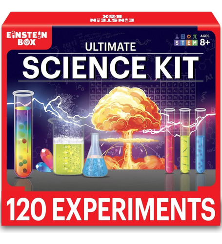 Kit De Ciencia, 120 Experimentos, Aprendizaje Educativo Stem