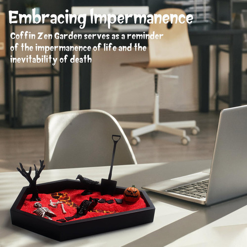 Ataúd Zen Garden Para Escritorio 7 X 9 Mini Zen Garden Kit