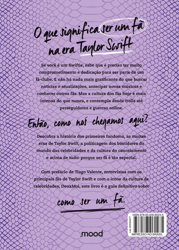 Livro Look What You Made Me Do Kat Mckenna 1a Edição O Que É Ser Um Fã Na Era Taylor Swift (roxo) 2024 Português Editora Mood