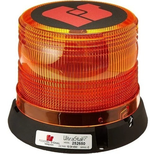 Lampara Ultrastar Led Perman. Ambar Federal Signal 252650-02