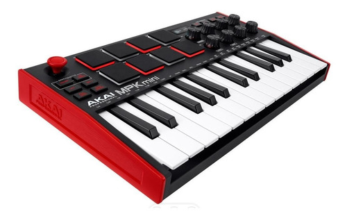 Imagen 2 de 2 de Akai Mpk Mini 25 Teclas Controladora Midi Usb 8 Pad Ableton