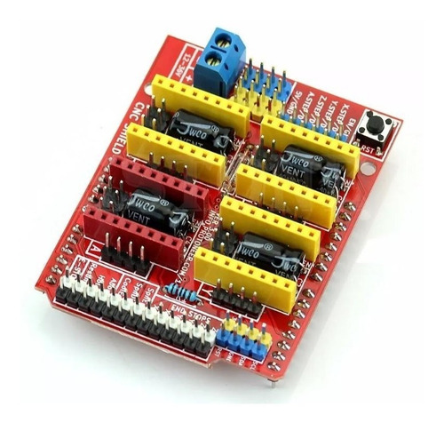 Arduino Uno R3 +shield Cnc+ 3 Drivers A4988 Para Arduino