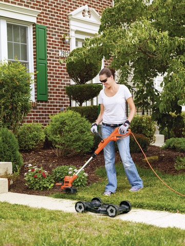 Imagen 4 de 10 de Podadora Desbrozadora Bordeadora 3-1 Black+decker Mte912b3