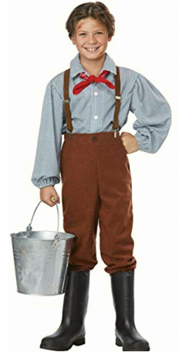 Boy's Pioneer Boy Costume Large