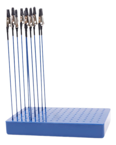 10 Piezas De Clips De Pintura Soporte De Azul 20 Clips