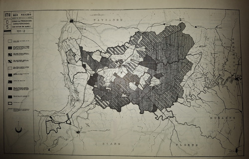 Planeamiento Territorial En Depto Rio Negro 1962 Con 15 Mapa (Usado)