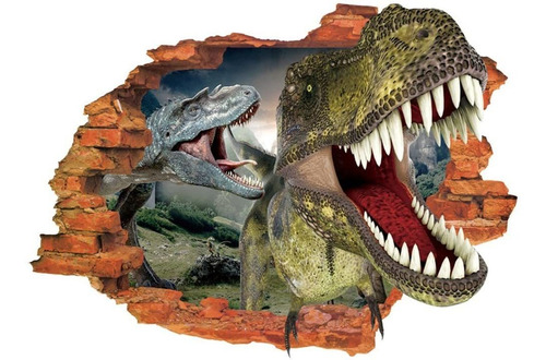 Decoración Del Hogar Etiqueta De La Pared Dinosaurio D...