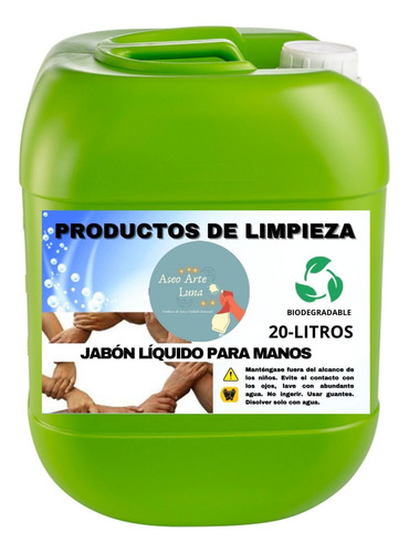 Jabon Liquido D Manos 20 Litros - L a $5000