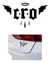 Comprar Calcomanía Cro Logo Para Moto Auto Sticker Adhesivo 15x8cm