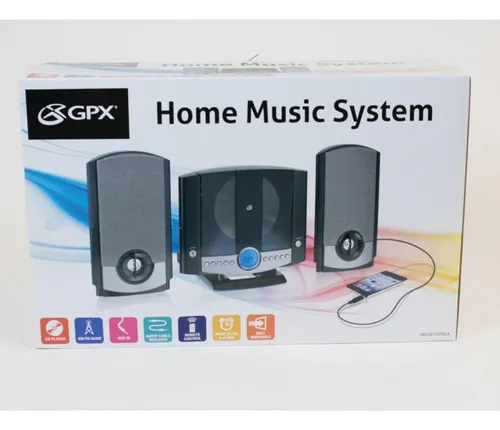 Sistema De Música Doméstico Gpx Hm3817dtbk Con Control Remot