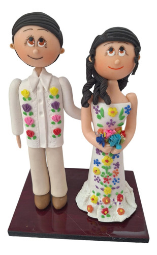 Muñecos Para Pastel De Boda Mexicana Cake Topper 20cm