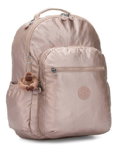 Mochila Kipling Seoul Go S - Quartz Metallic