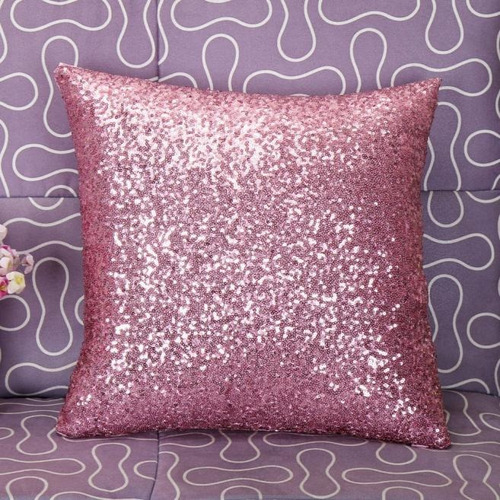 Funda De Color Liso Con Lentejuelas Con Purpurina Para Café,