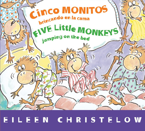 Libro: Cinco Monitos Brincando En La Little Monkeys Jumping 