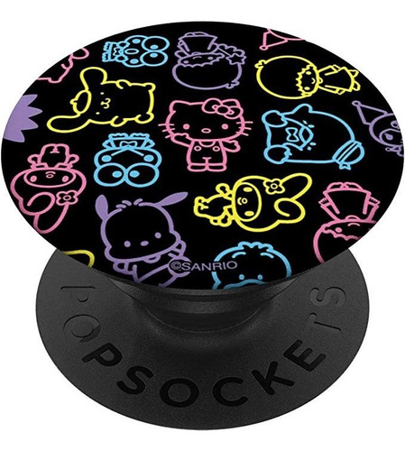 Sanrio Neon Friends Popsockets Popgrip: Empuñadura Intercam