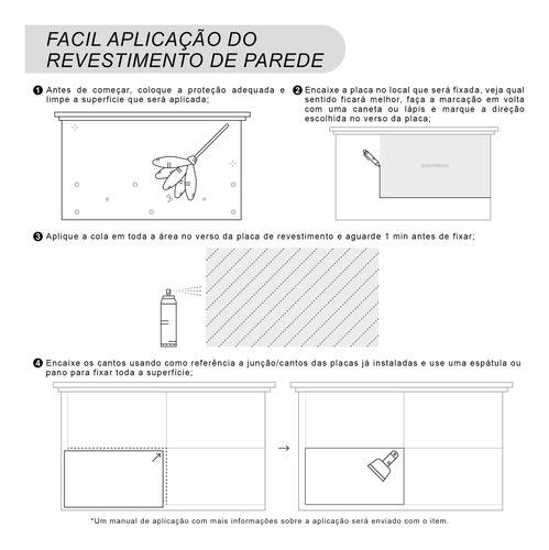 Revestimento De Parede Em 48x68cm Flexível Mármore Branco
