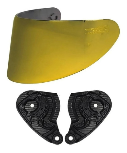 Viseira Fume Black + Reparo Capacete Axxis Eagle - Original