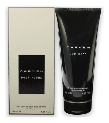 Gel De Baño Y Ducha Carven Pour Homme Para Hombre 200 Ml