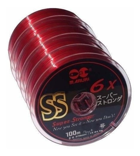 Linha Pesca Maruri Super Strong Ss 6x 1.5 0,20mm 500m