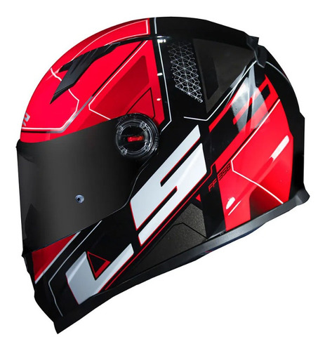 Capacete Moto Masculino Feminino Ls2 Ff358 Ultra Vermelho