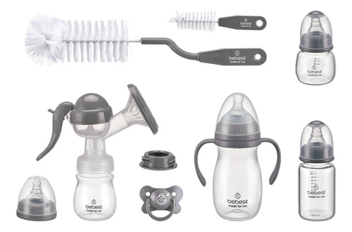 Set De Lactancia 6 En 1 Mamaderas Y Accesorios Bebesit